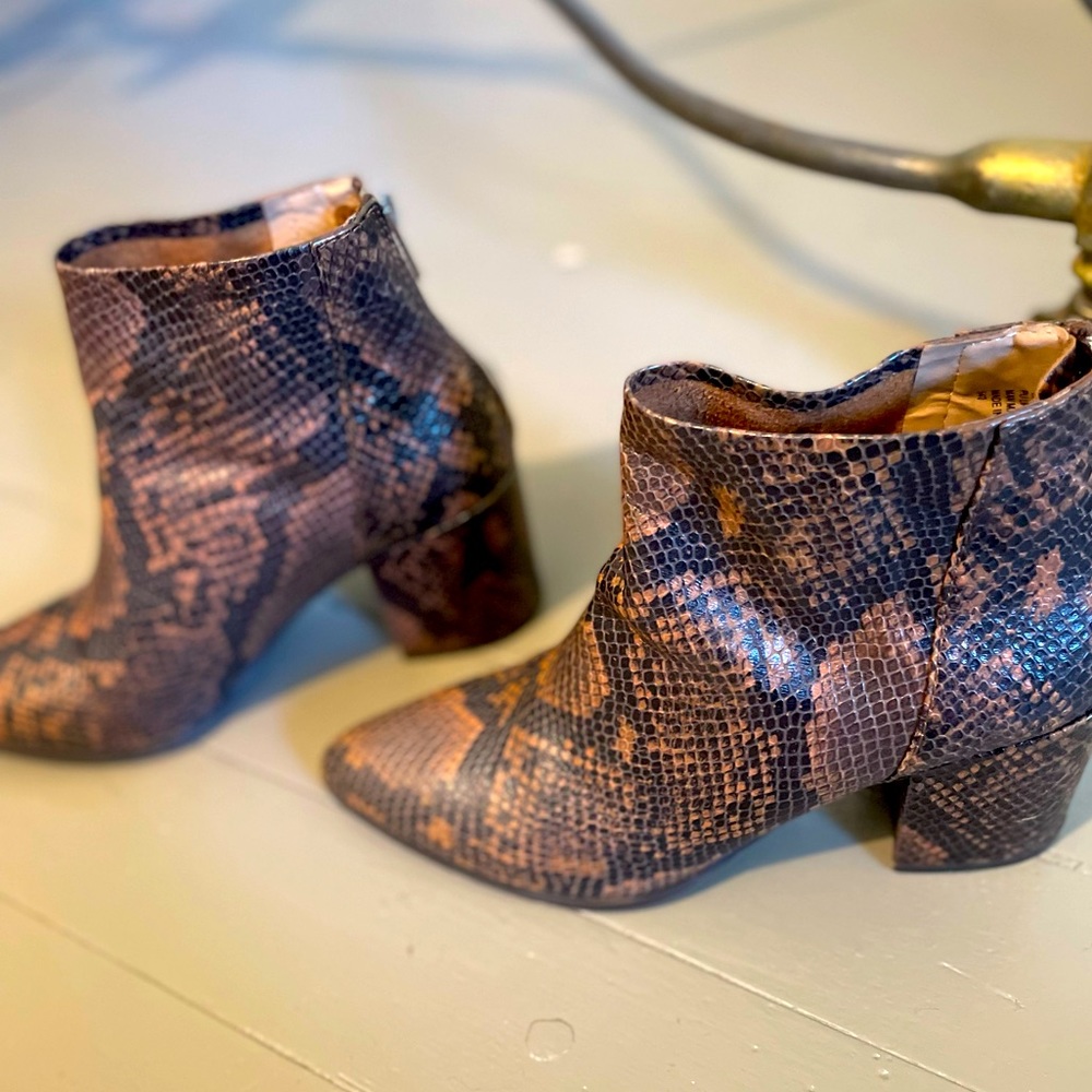 Steve Madden Faux Snakeskin Jillian Boot